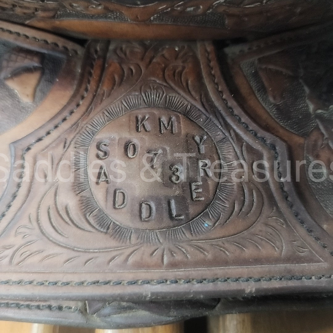 KM Saddlery Western Saddle
