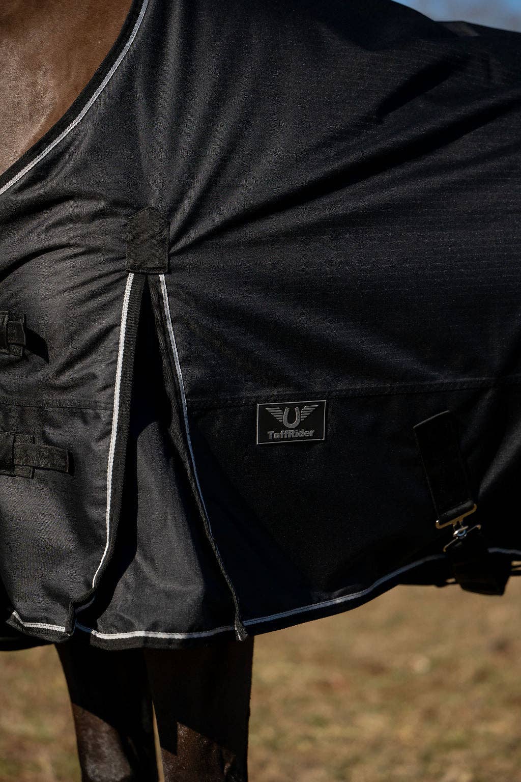 TuffRider Ripstop Standard Neck LightWeight Turnout Blanket with 100 GSM Fill